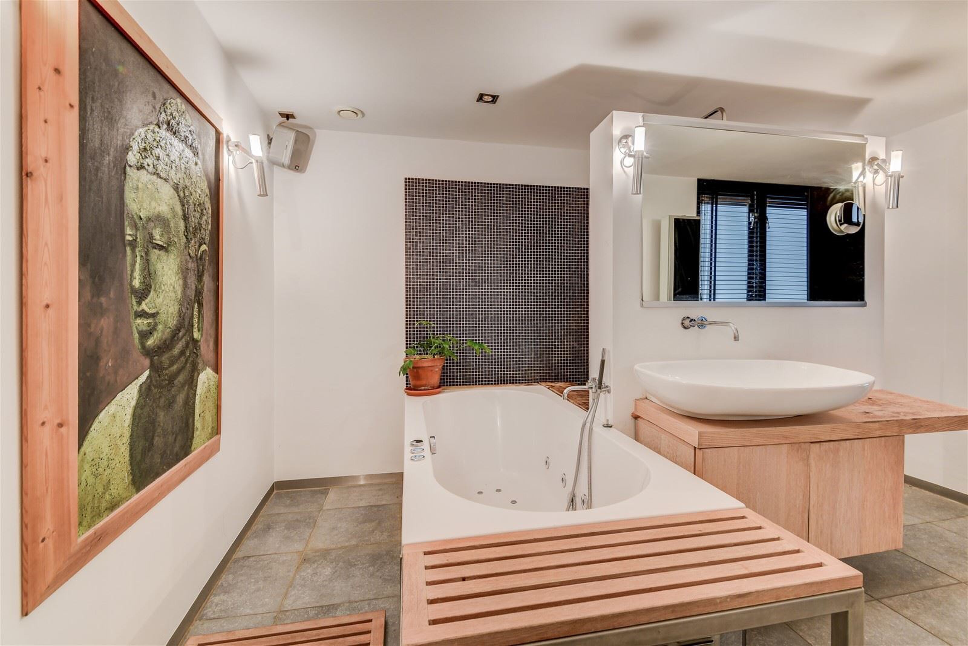 houten badkamer