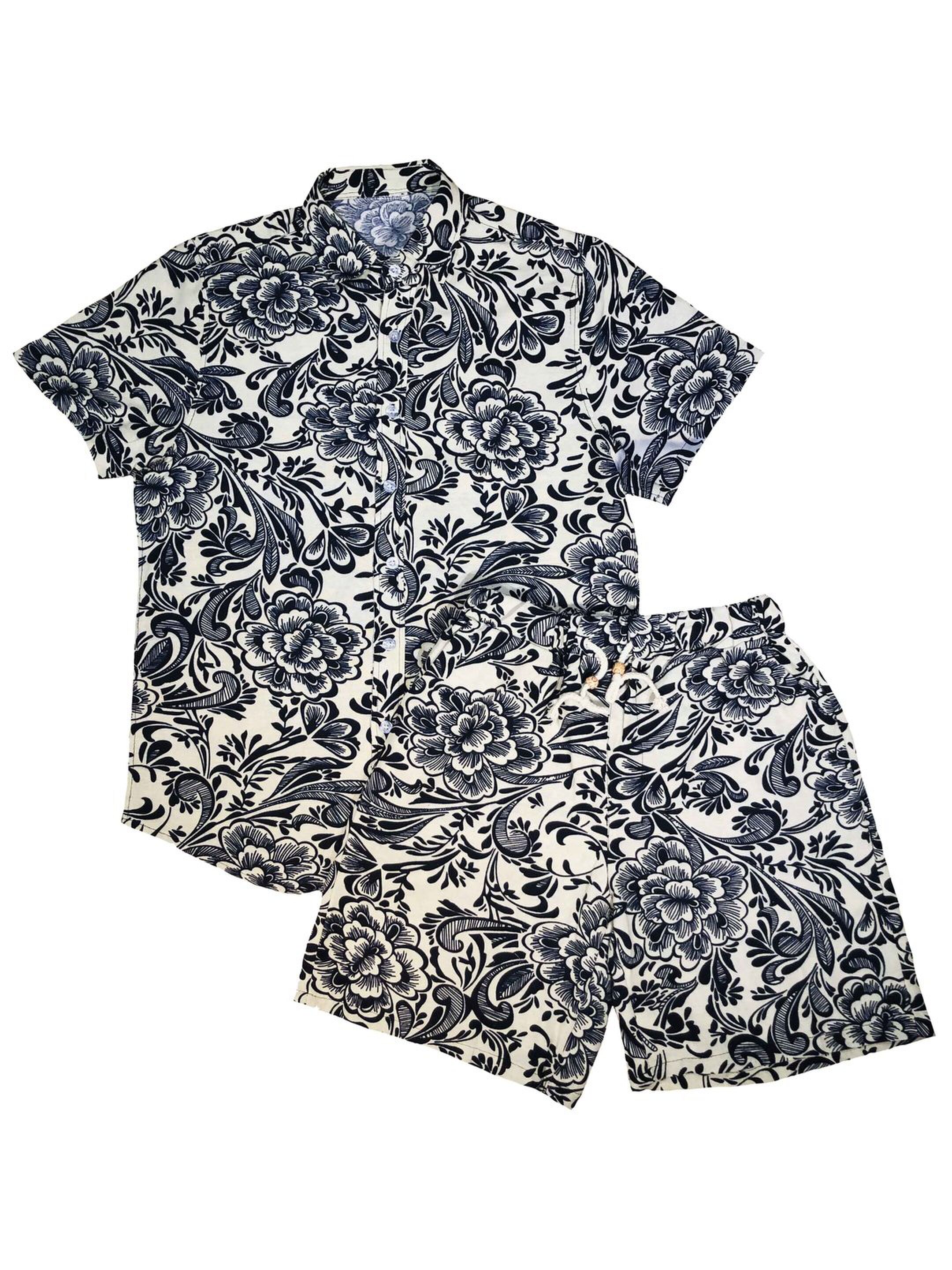 geprint broek en shirt