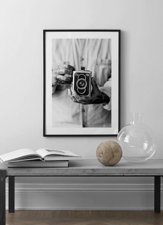 zwart wit poster