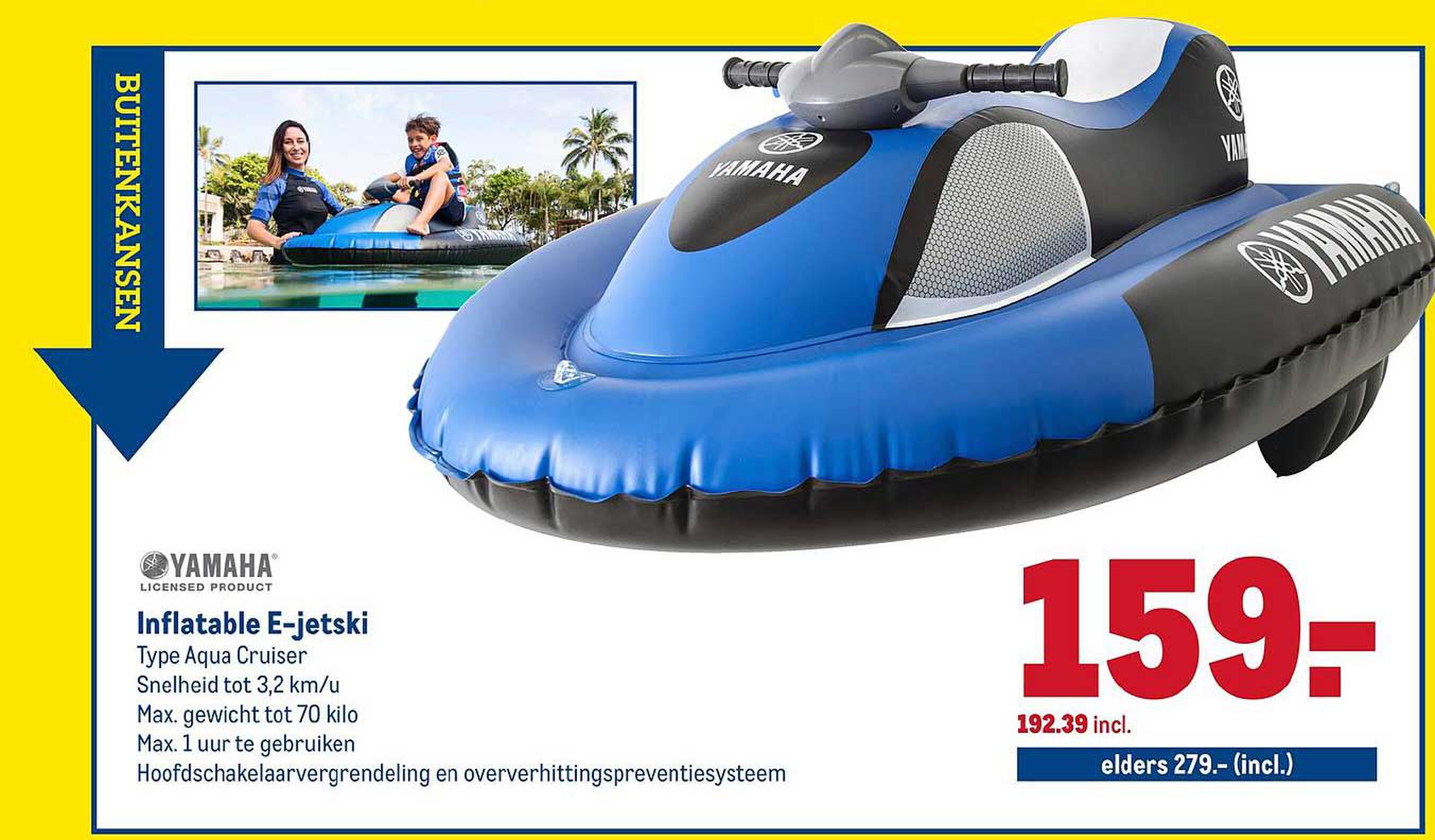 opblaasbare e-jetski