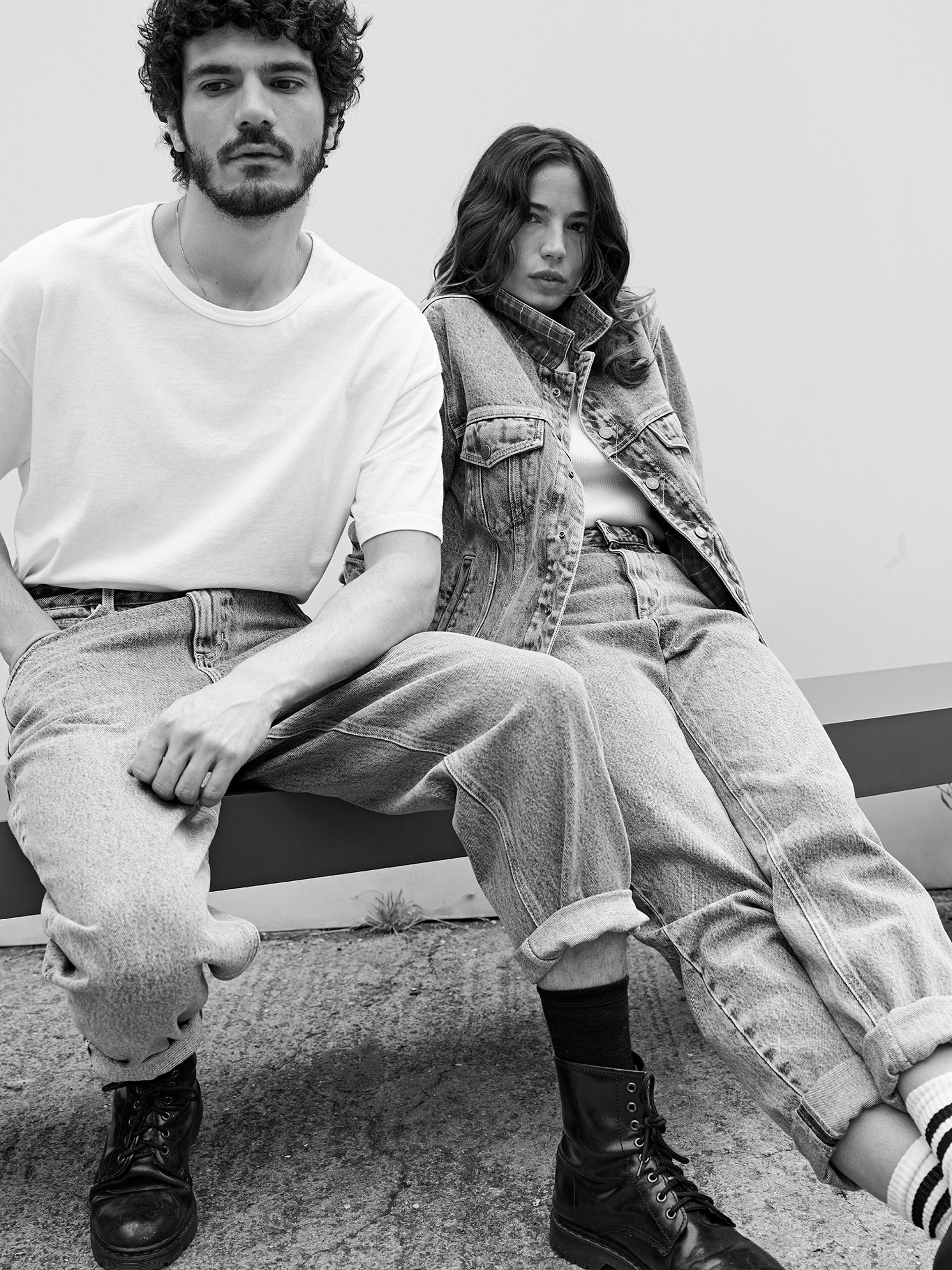 Denim outfit herfst heren