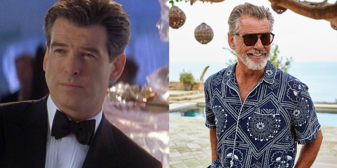 pierce brosnan tranformatie