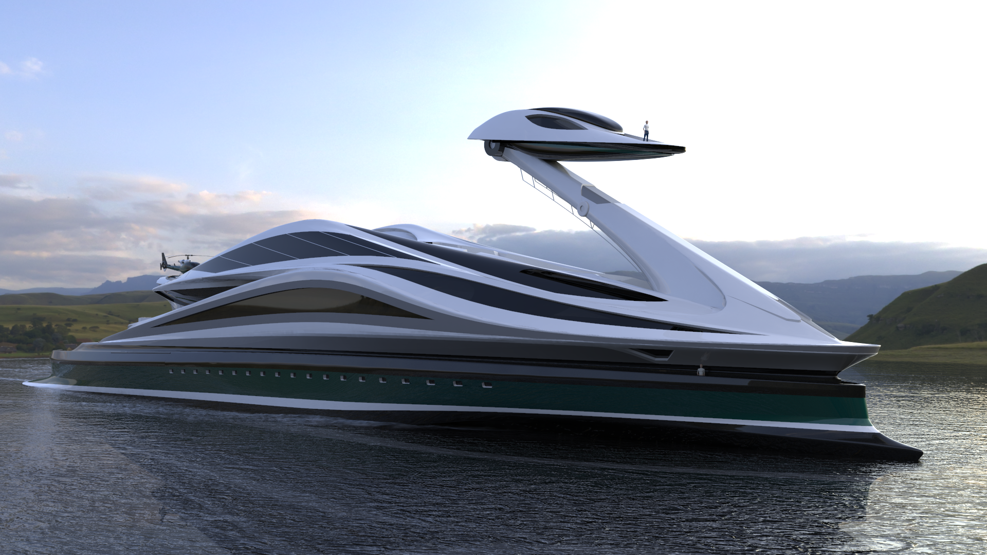 avanguardia the swan jacht