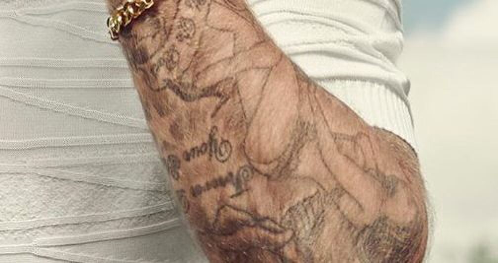 david beckham tattoo victoria lingerie