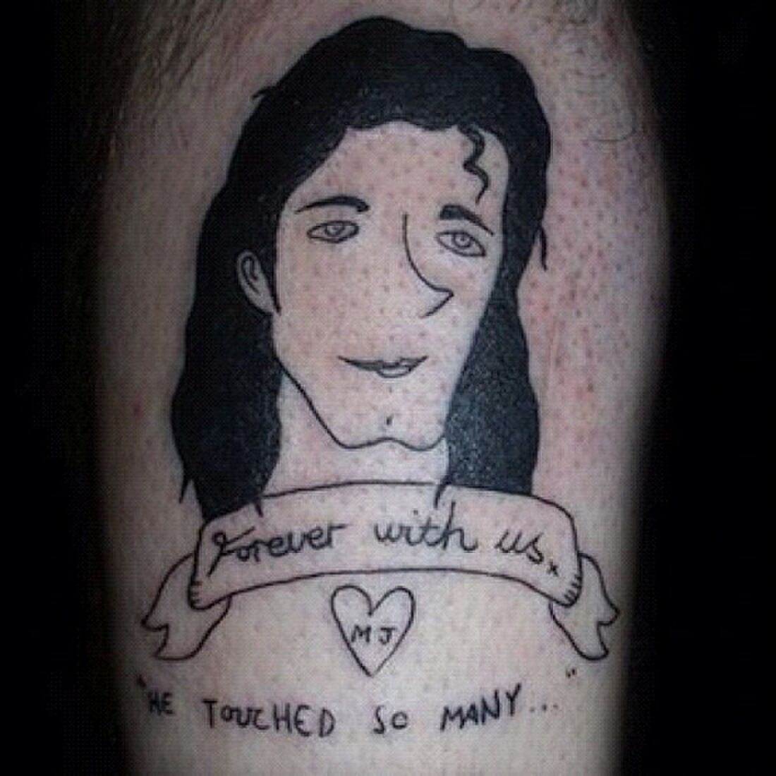 michael jackson tattoo fail