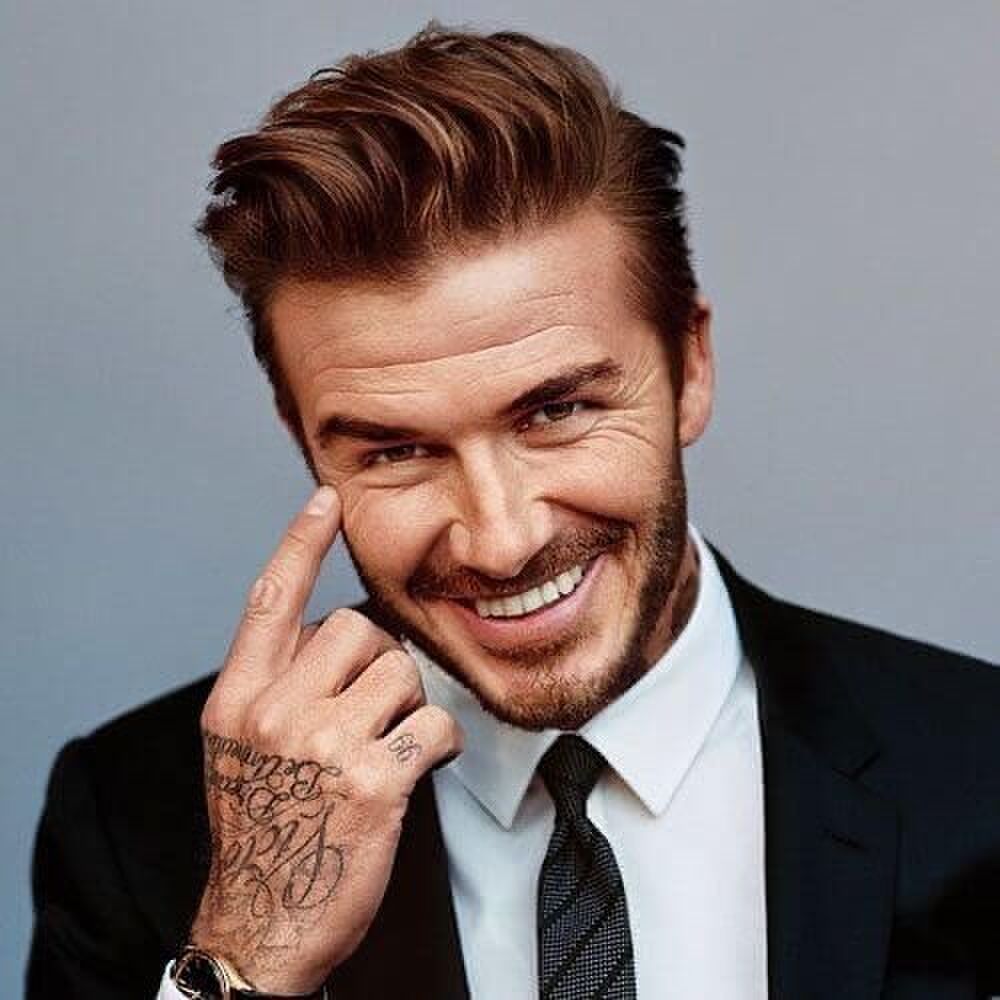 beckham pompadour