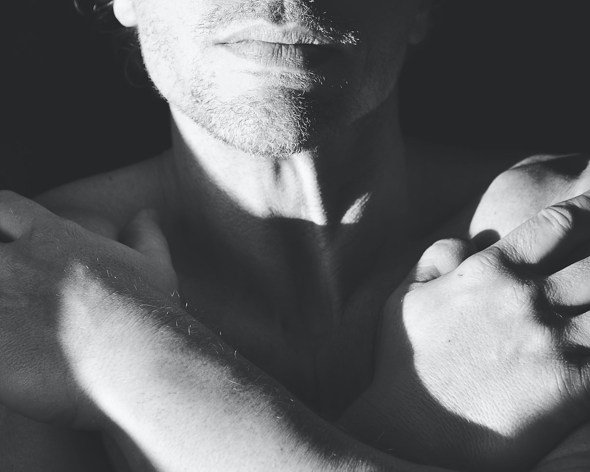 ingegroeide haar baard