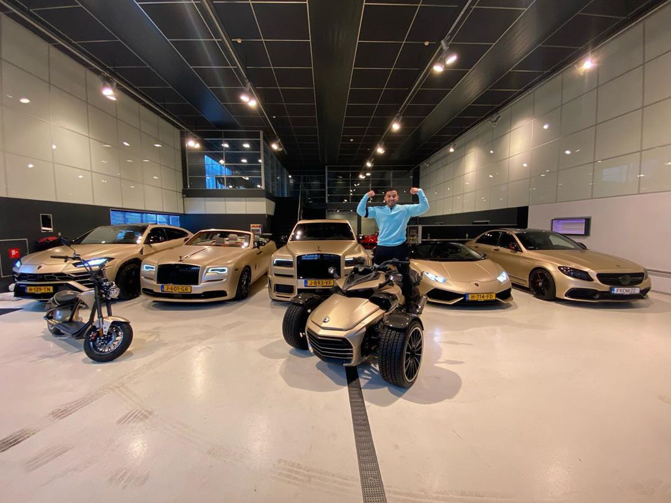 Nieuwe auto Mo Bicep