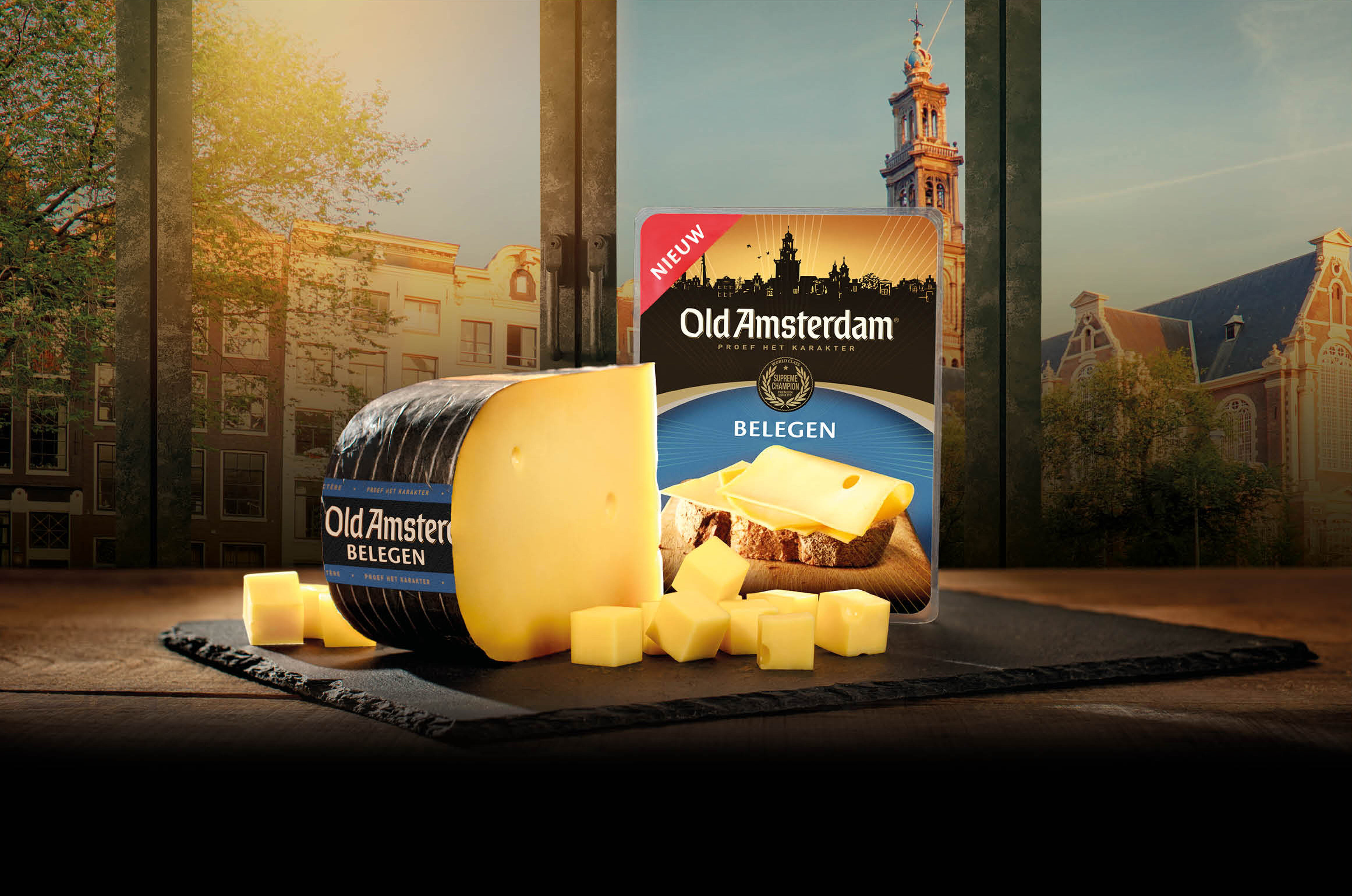 old amsterdam belegen nieuwe kaas