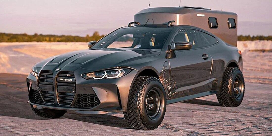 omgebouwde BMW tot camper