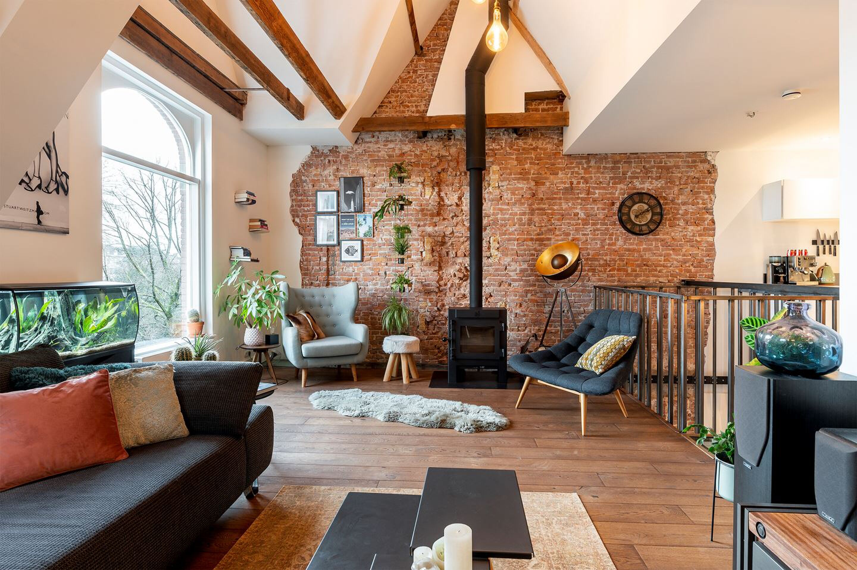 Funda parel: dit Rotterdamse appartement lijkt vanbinnen een loft uit New York