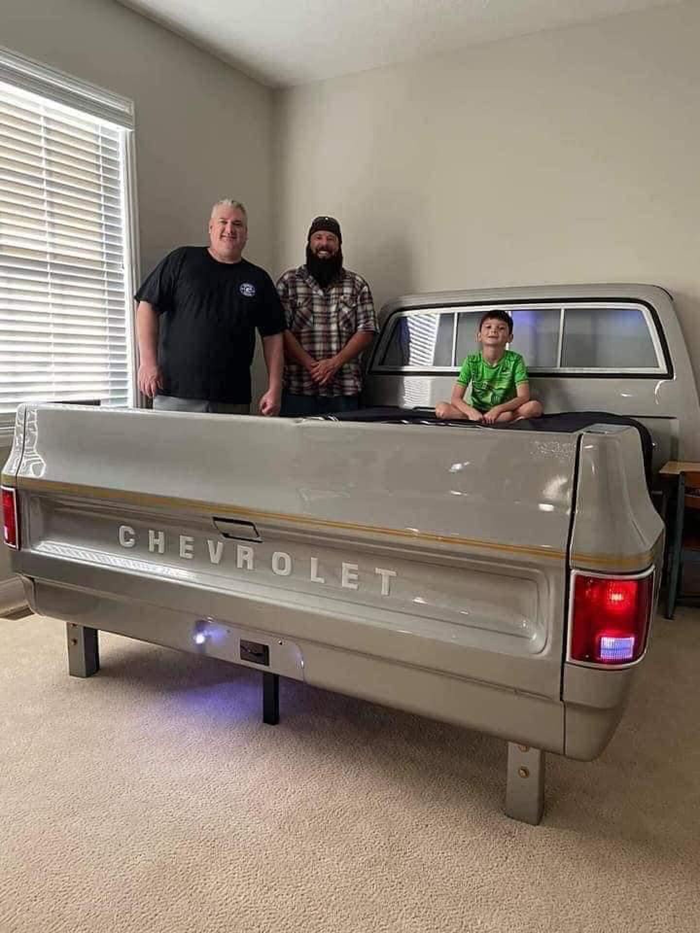 pick-up truck omgebouwd