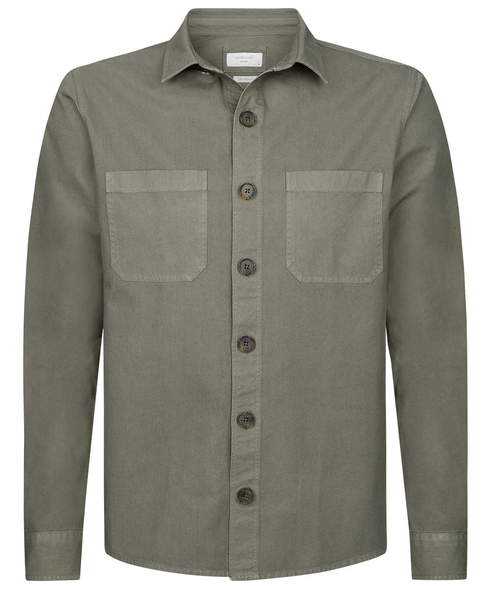 overshirt profuomo groen olijf