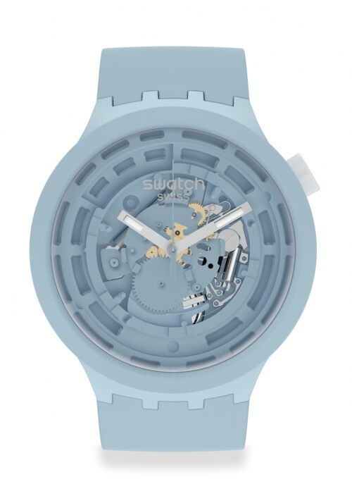 blauw horloge Swatch
