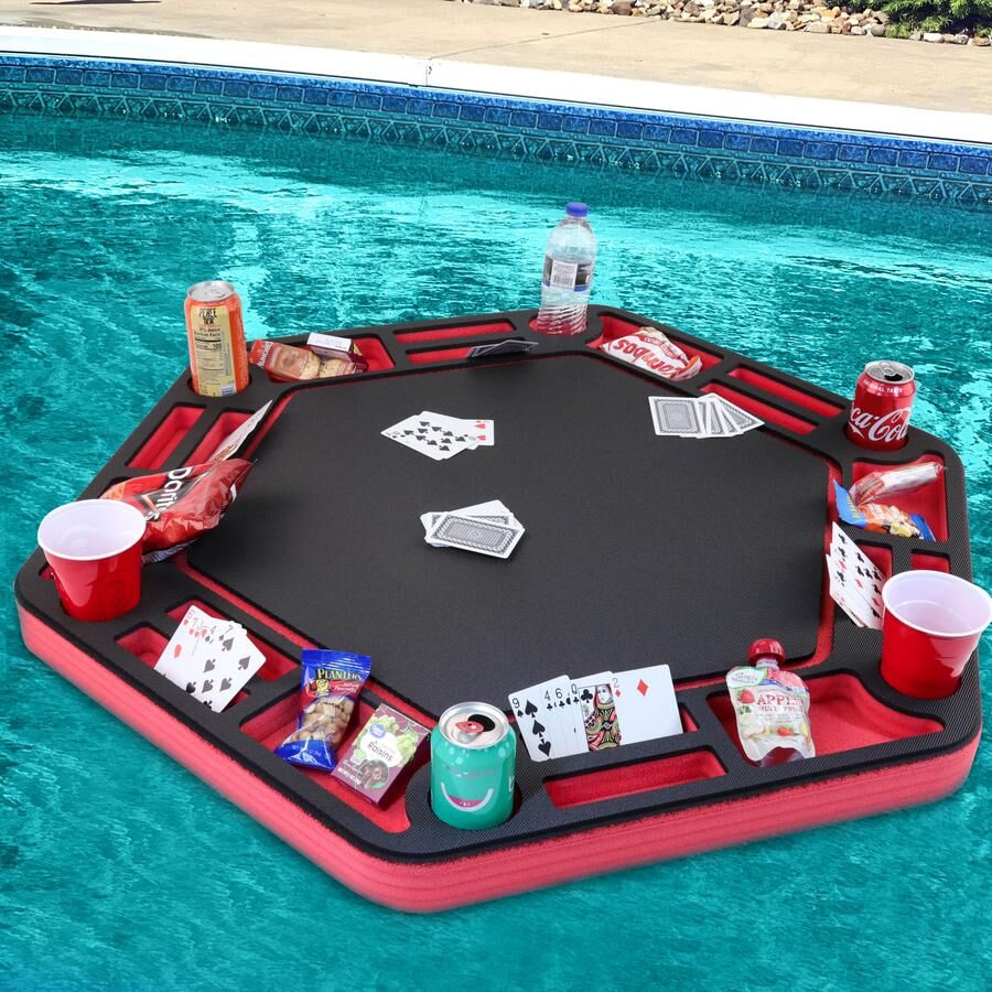 pokertafel zwembad