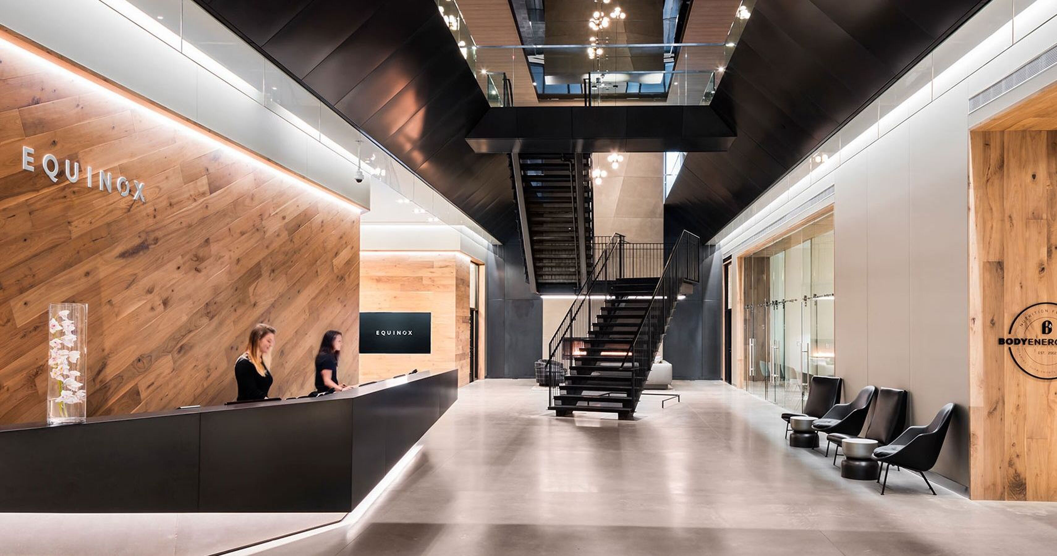 receptie luxe sportschool