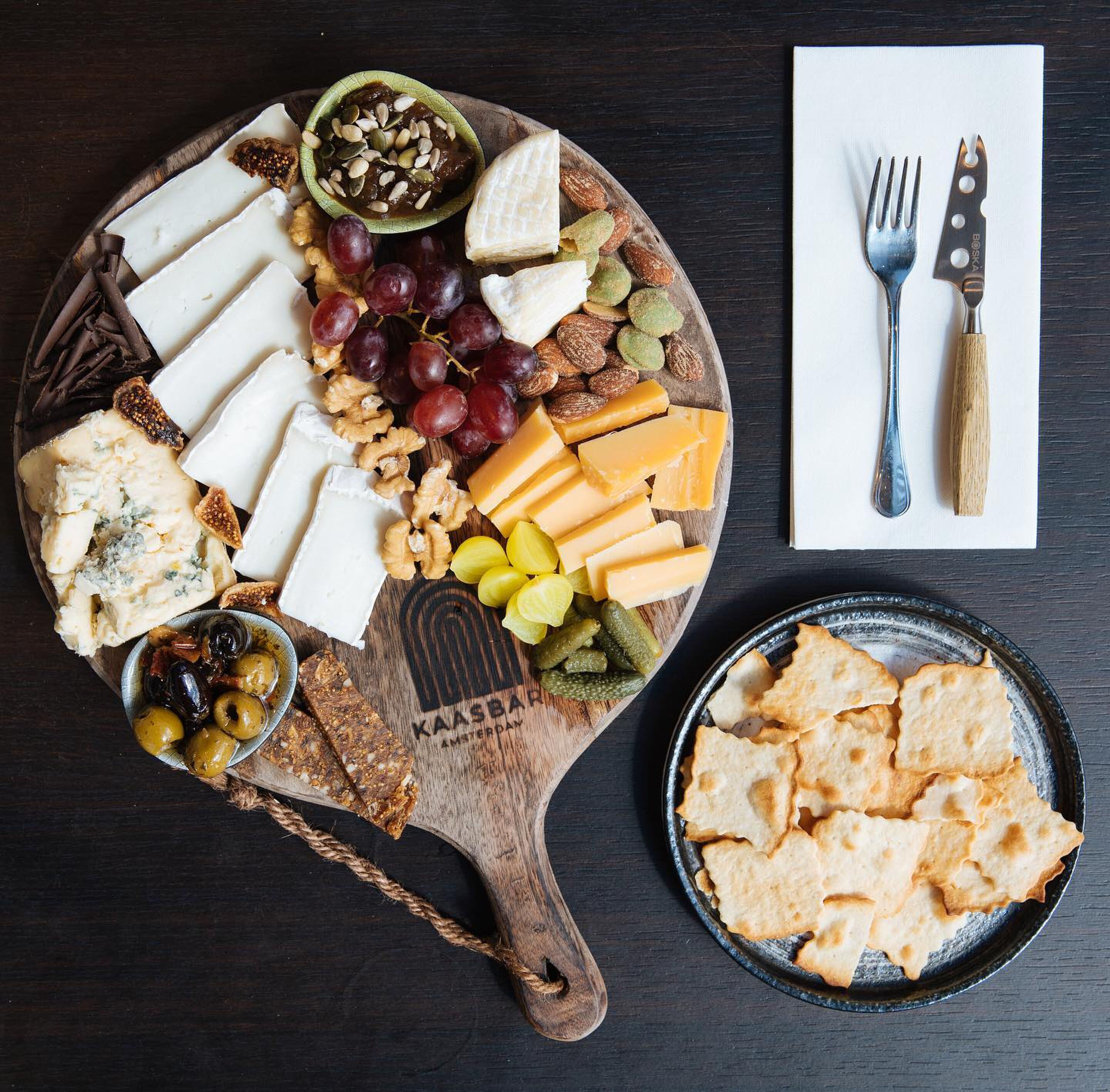 kaasplank eten