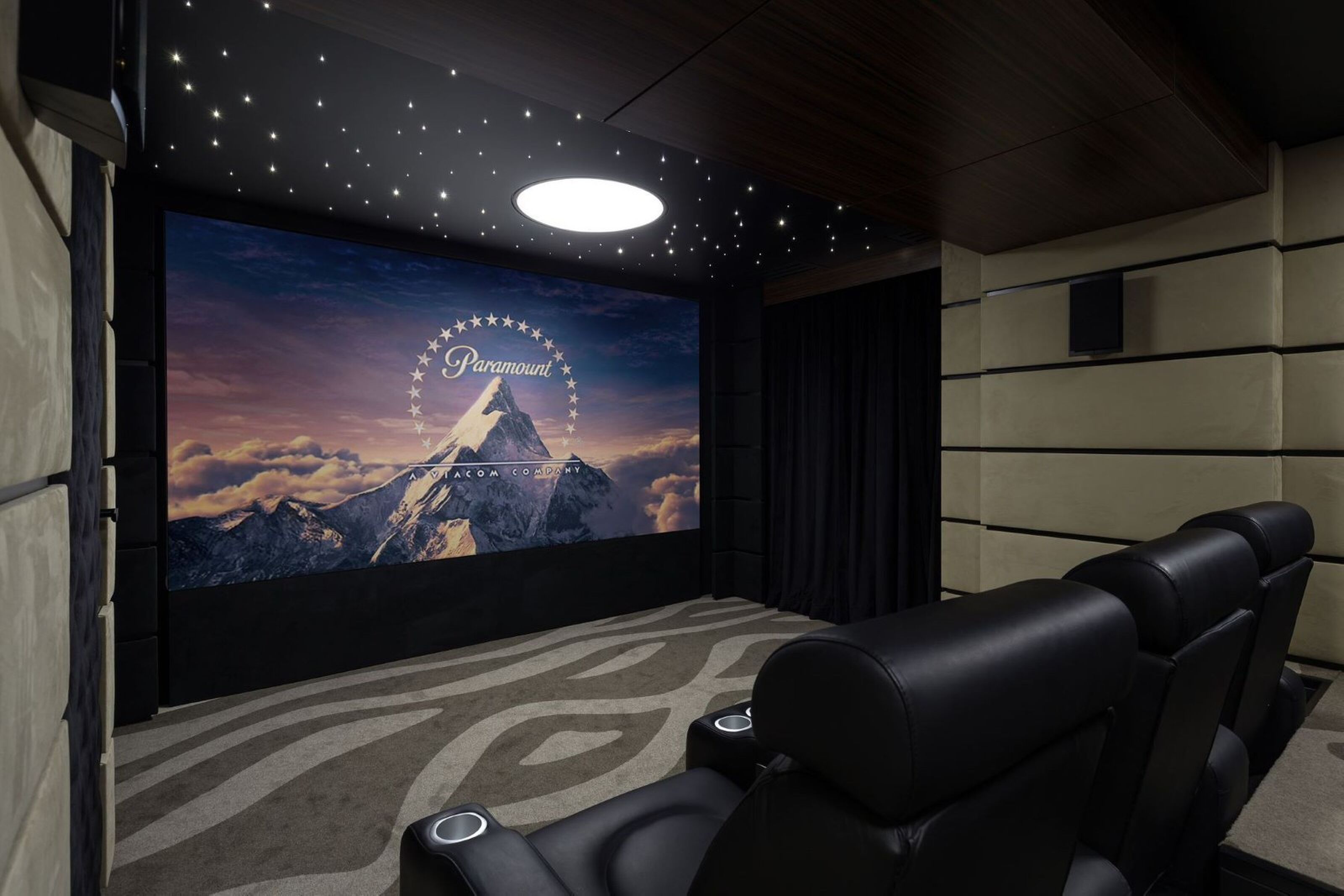 woning met bioscoopzaal