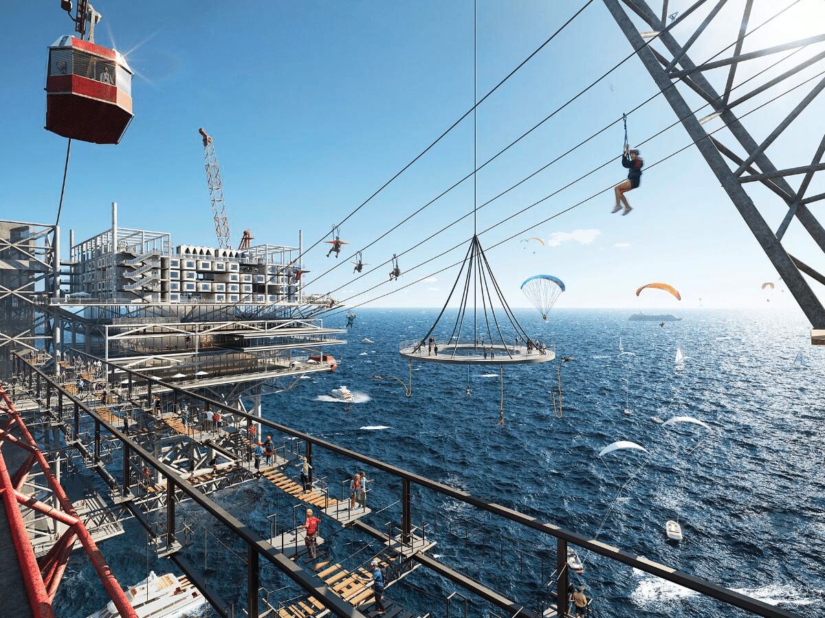 The rig saudi arabische zwemparadijs