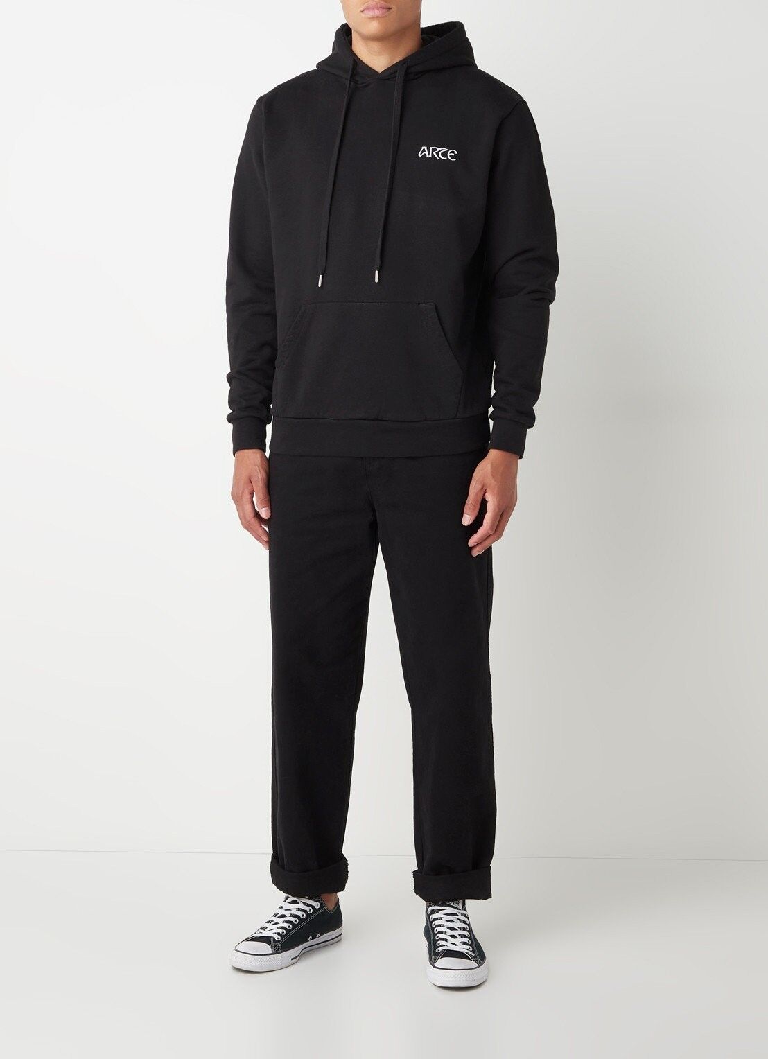 arte hoodie de bijenkorf zwart