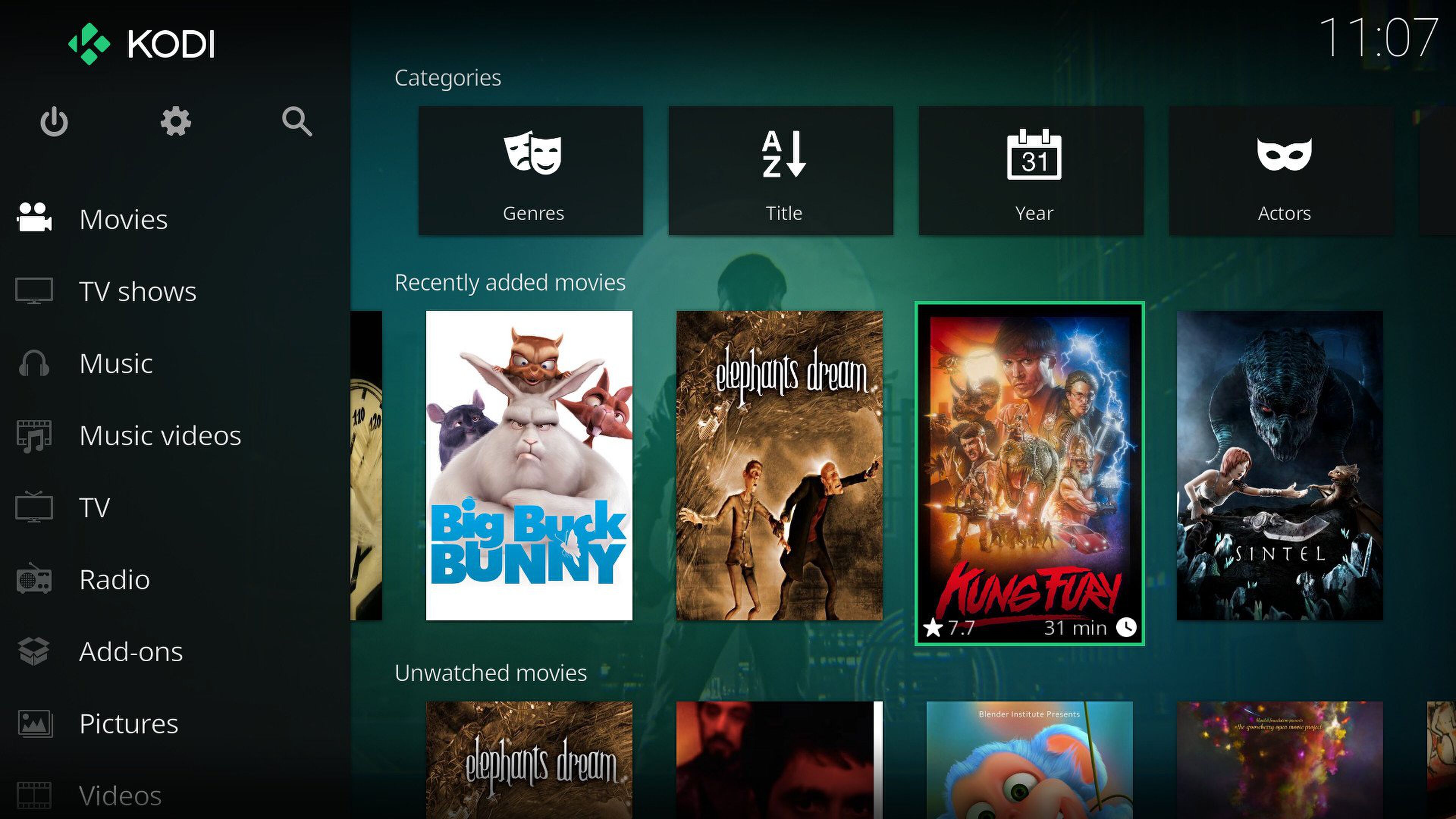 films en series kijken via kodi