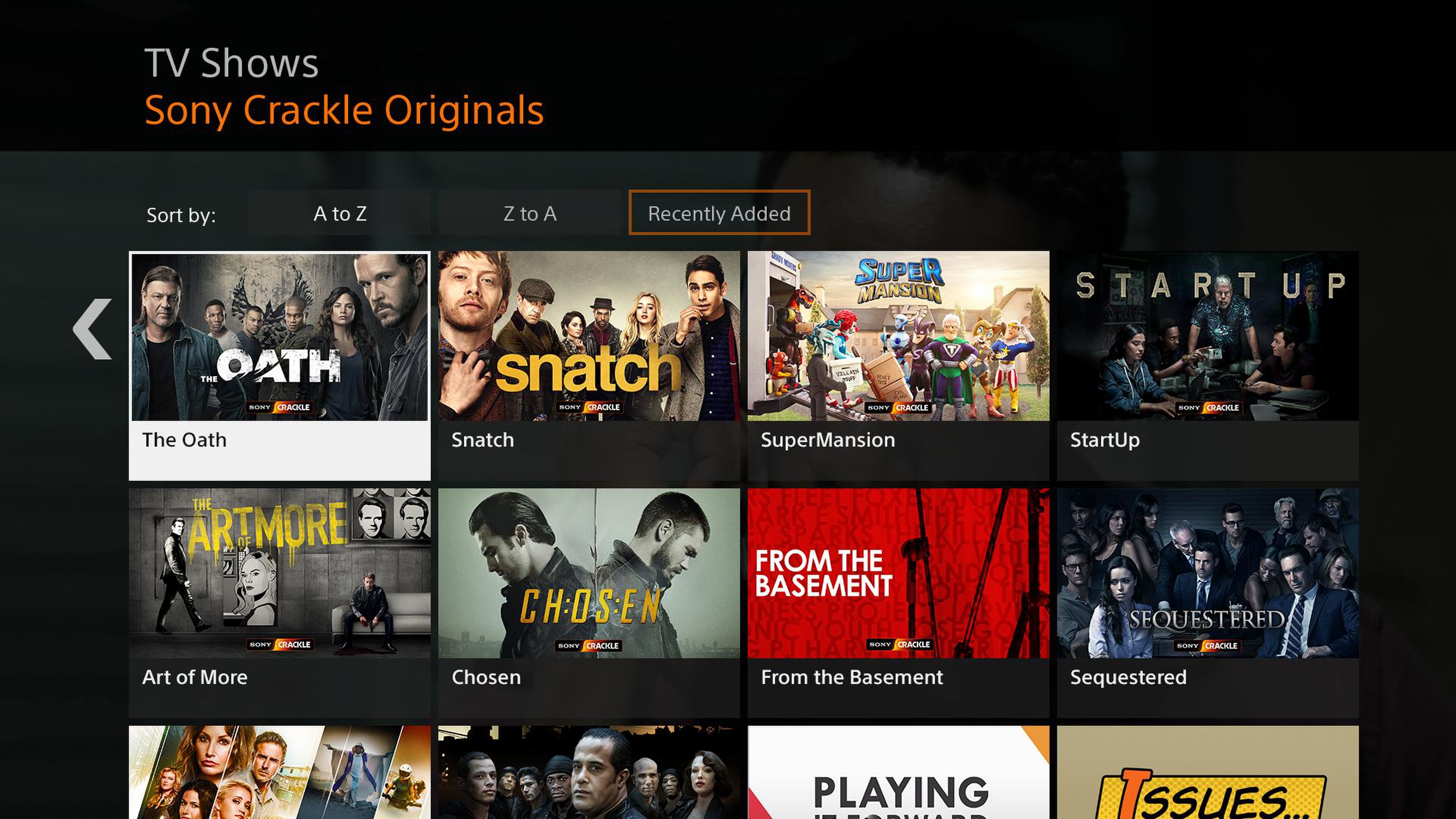 gratis films en series kijken via Crackle