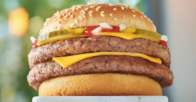 etenswaren veel calorieën dubbele quarter pounder cheese