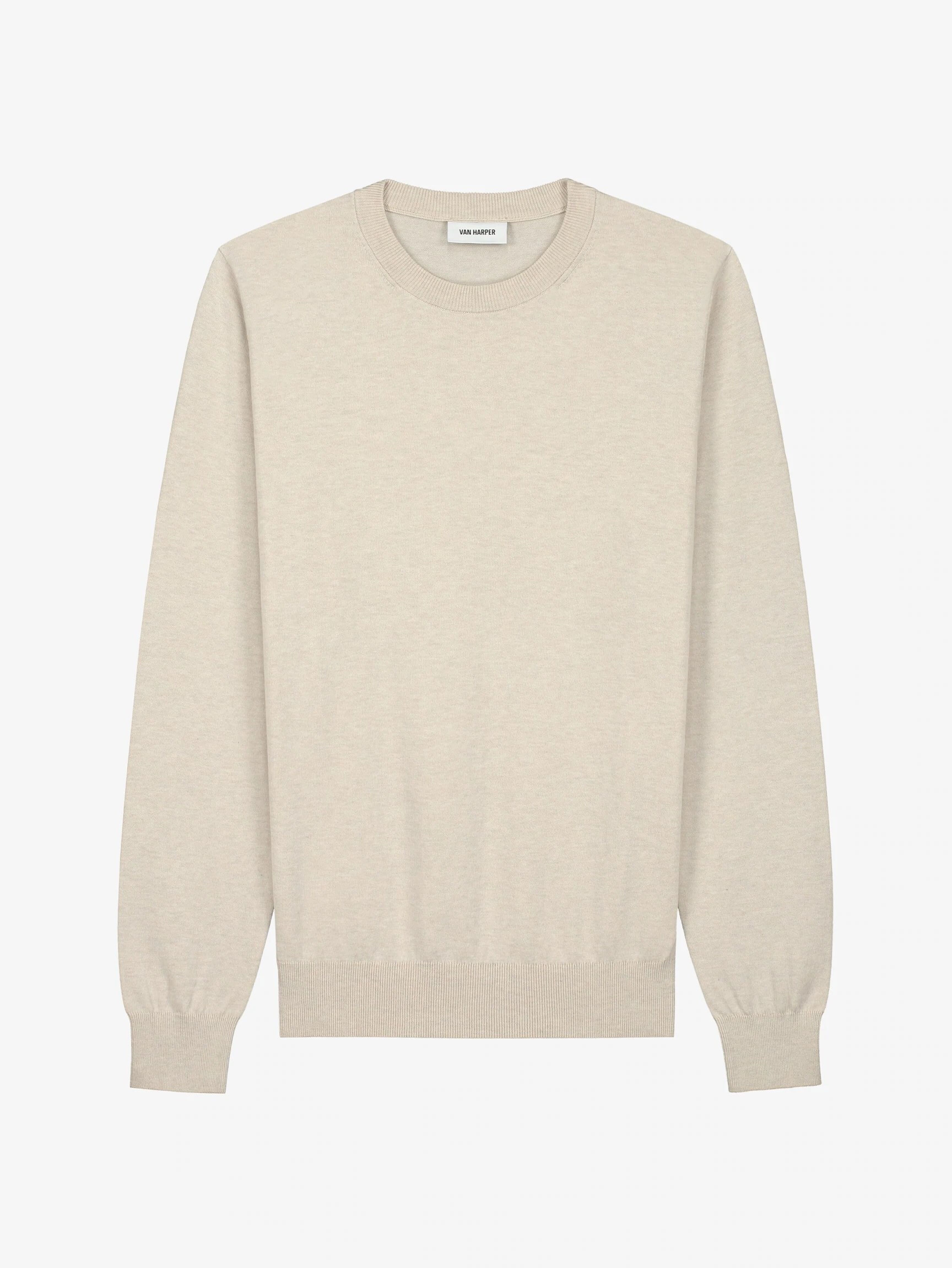 katoen gebreide trui