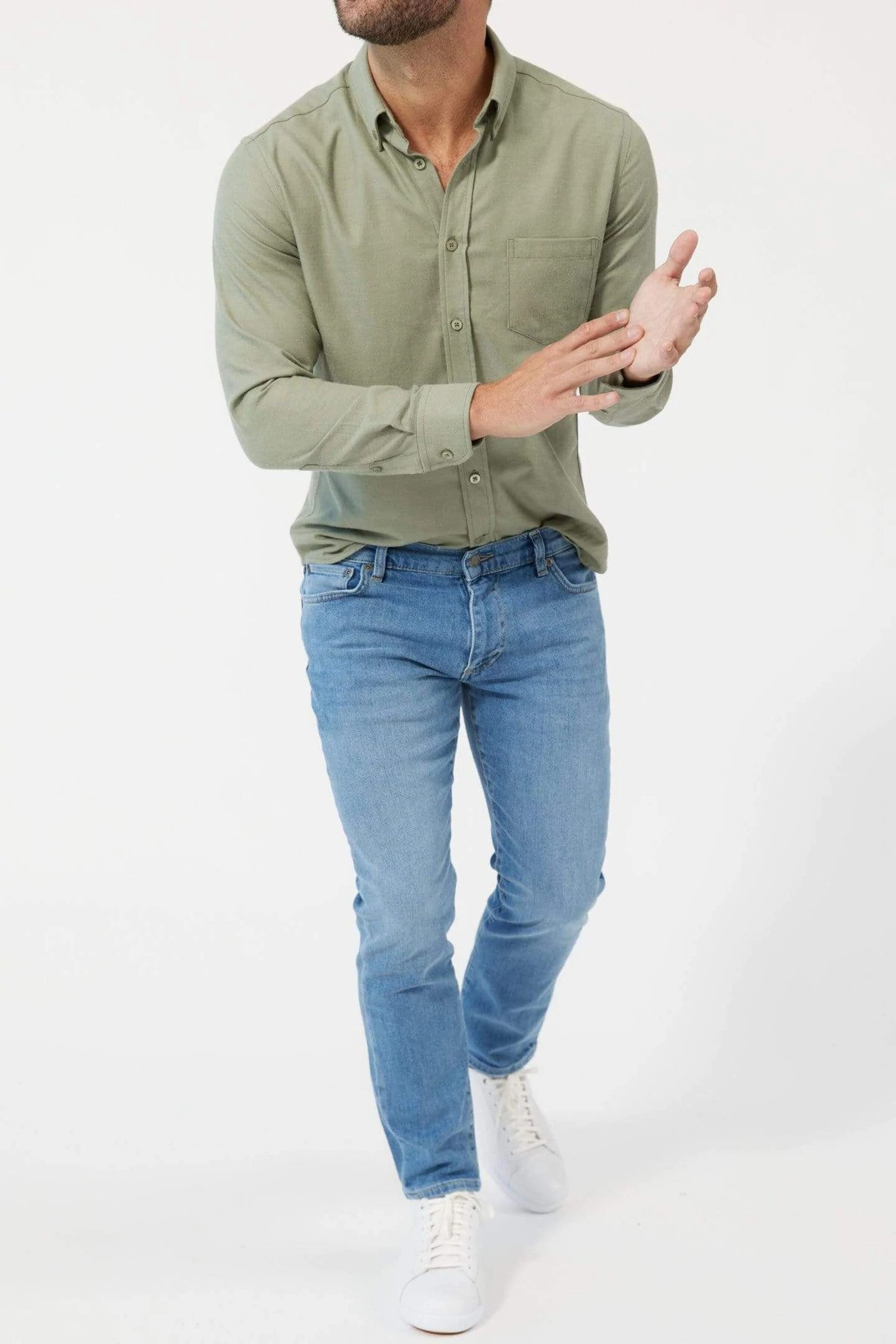 slim fit jeans mannen blauw