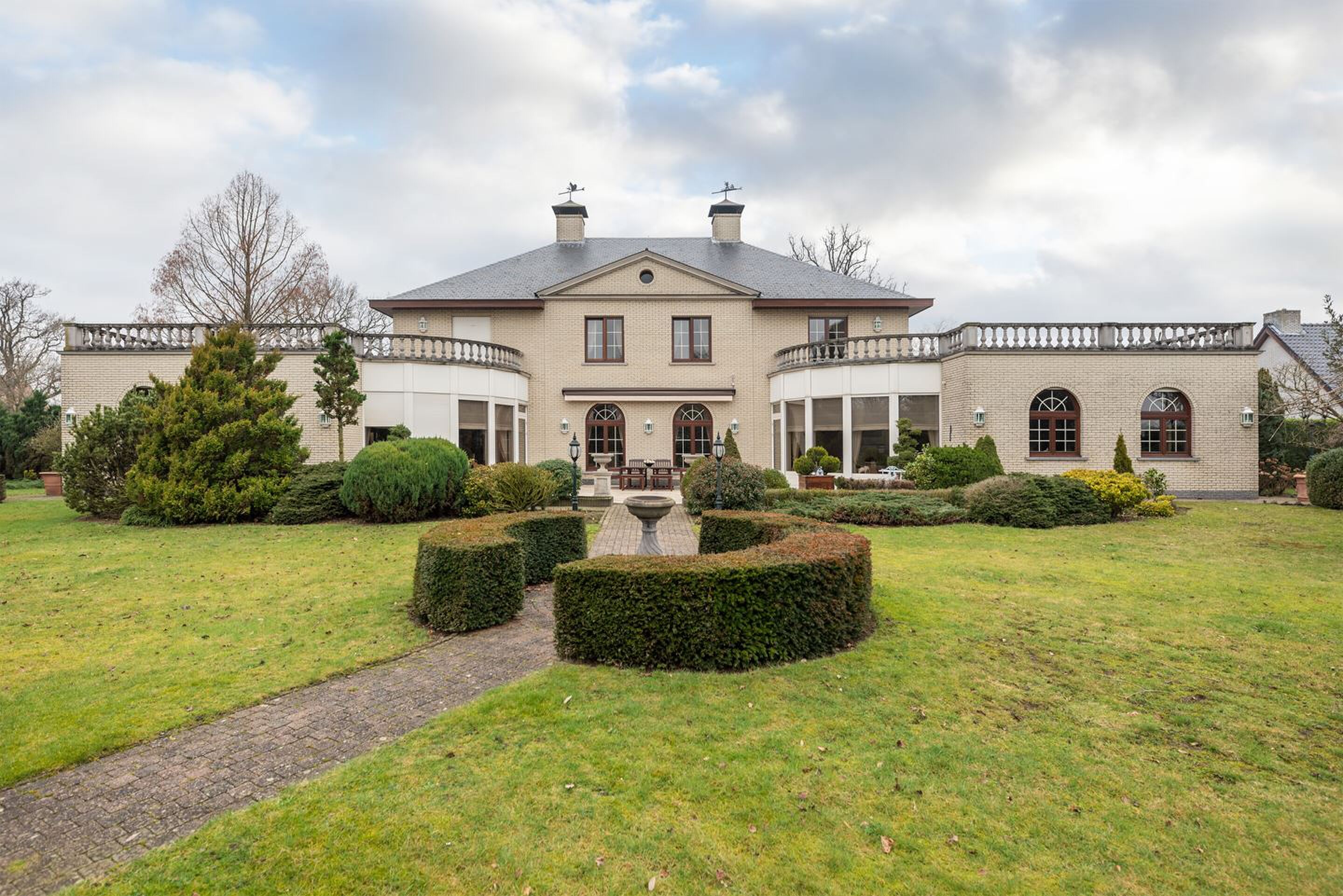 tuin kasteel reusachtig buitenland