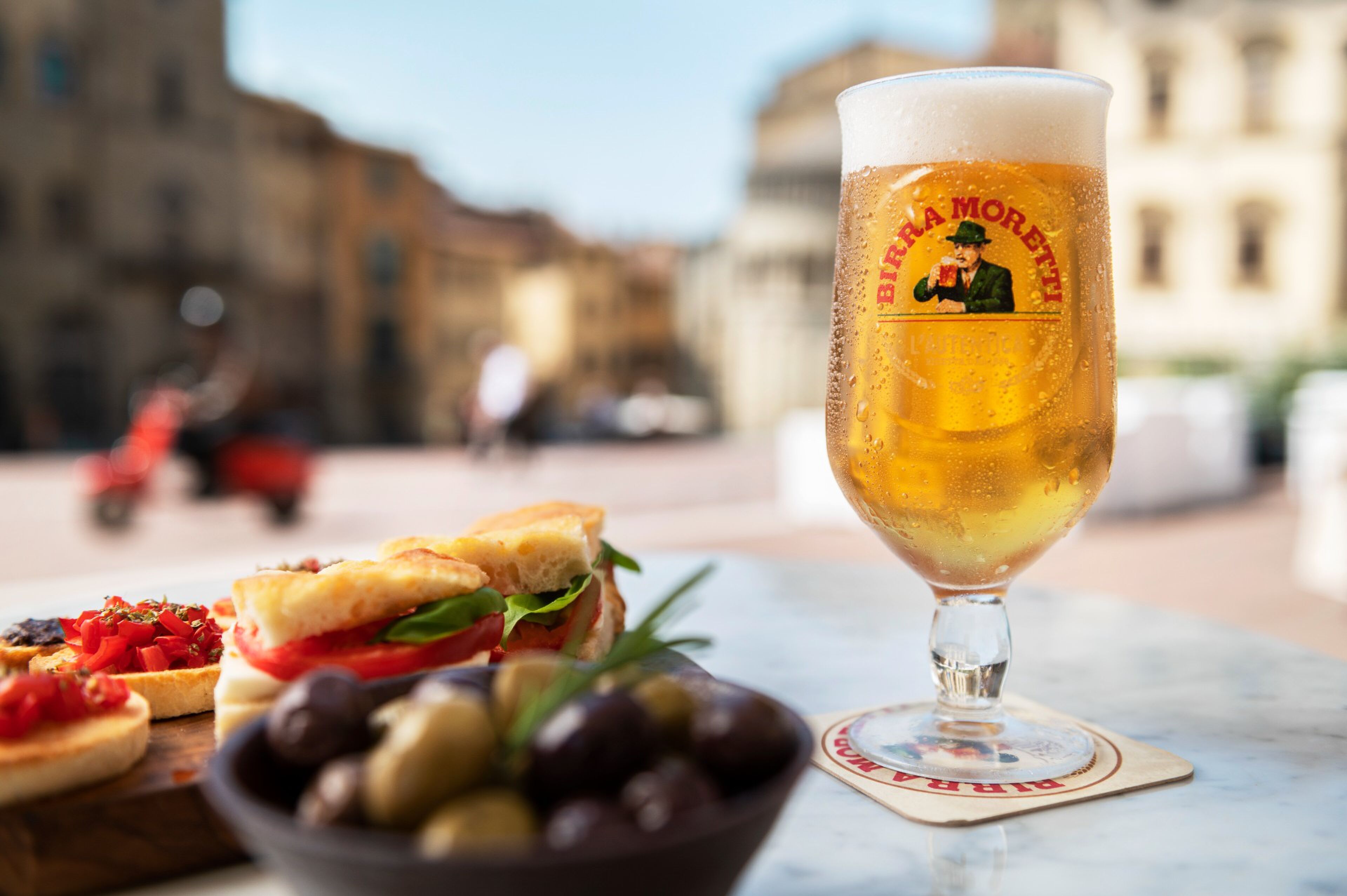 bruschetta italiaans bier