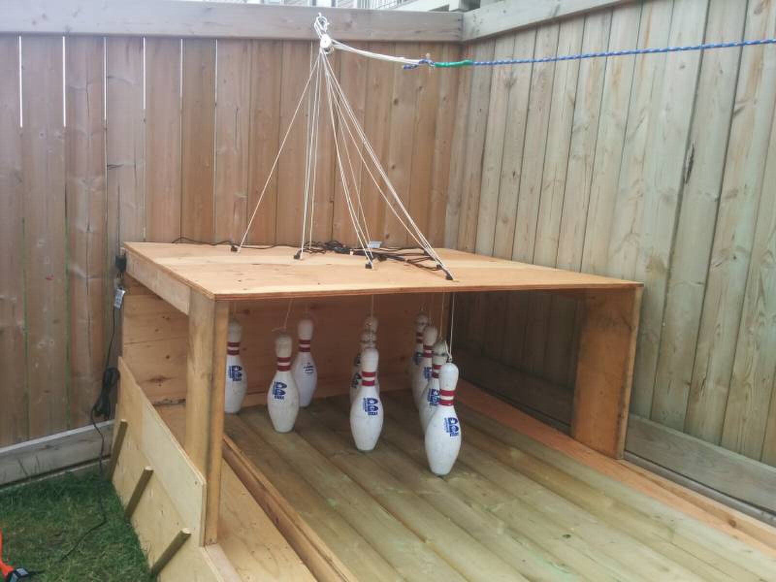 systeem voor bowling pins