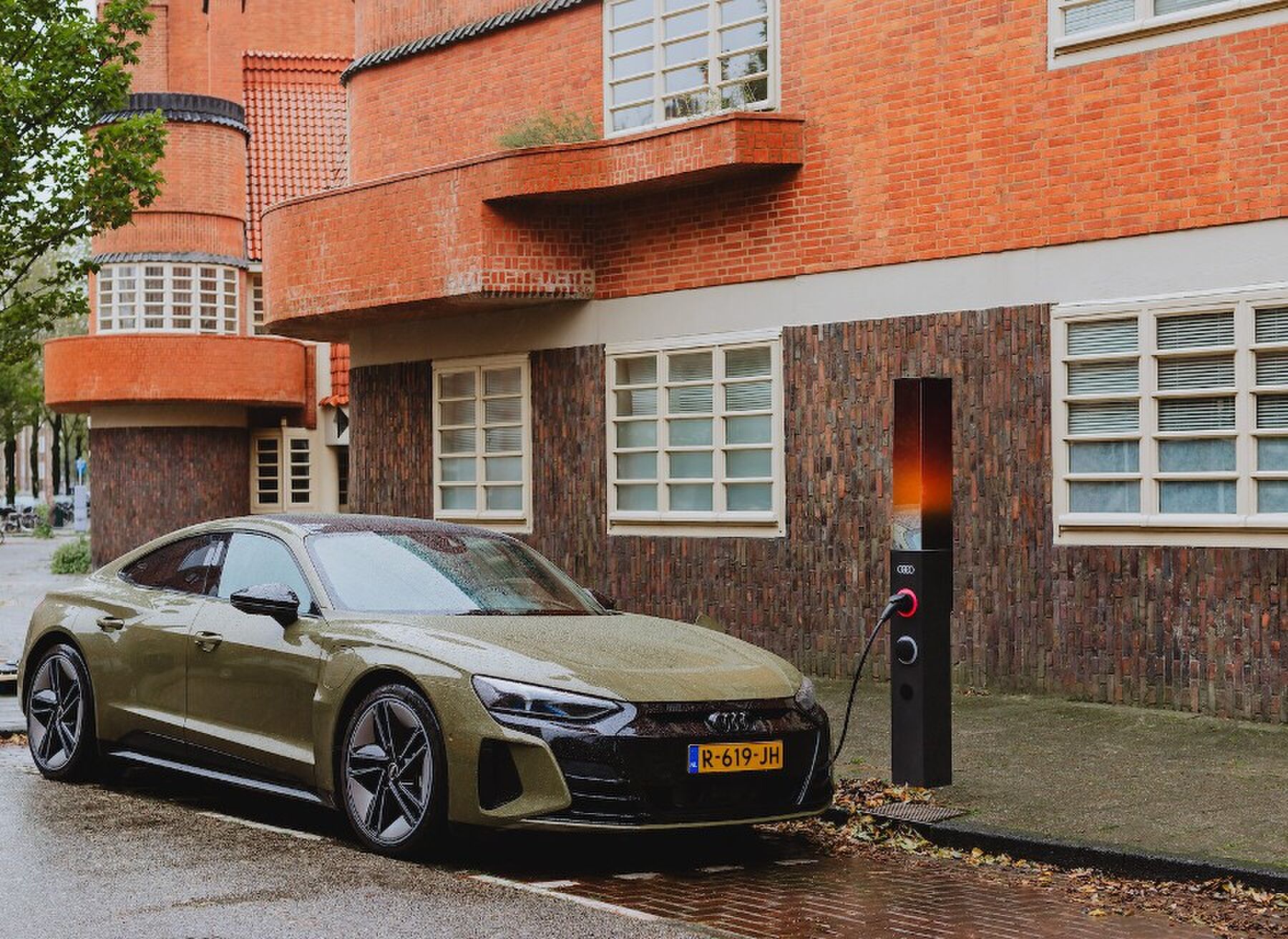 Audi laadpaal nieuw design amsterdam