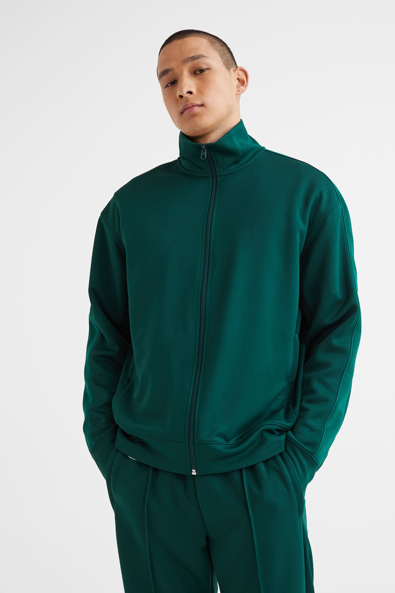 Groene sportjas tracksuit