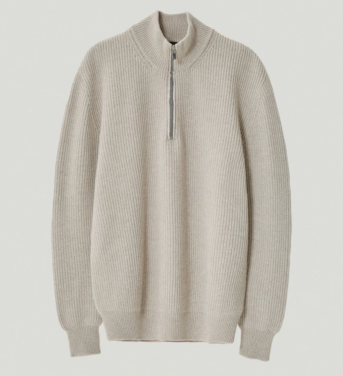 Mannen trui half zip hoodie