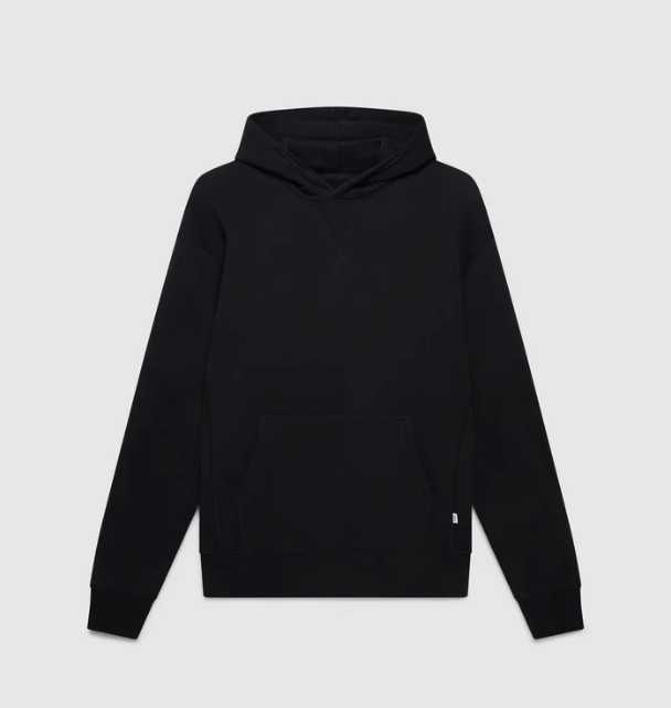 Zwarte hoodie mannen stijl trui