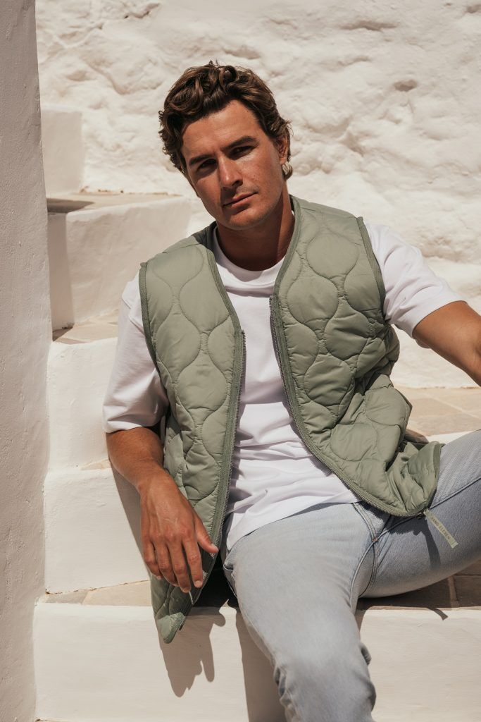 bodywarmer groen