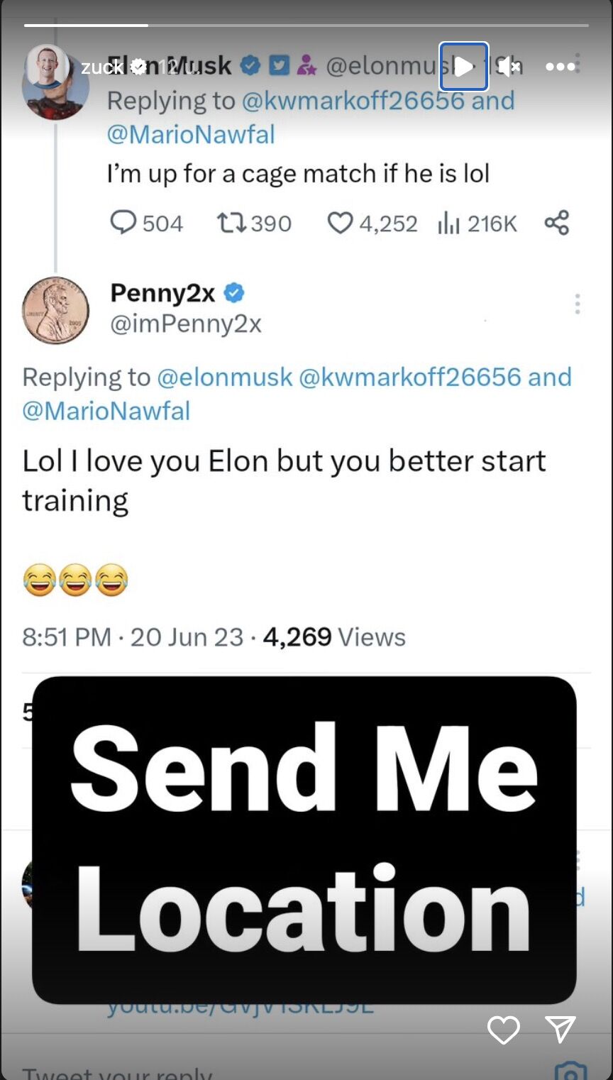 Kooigevecht Zückerberg Musk