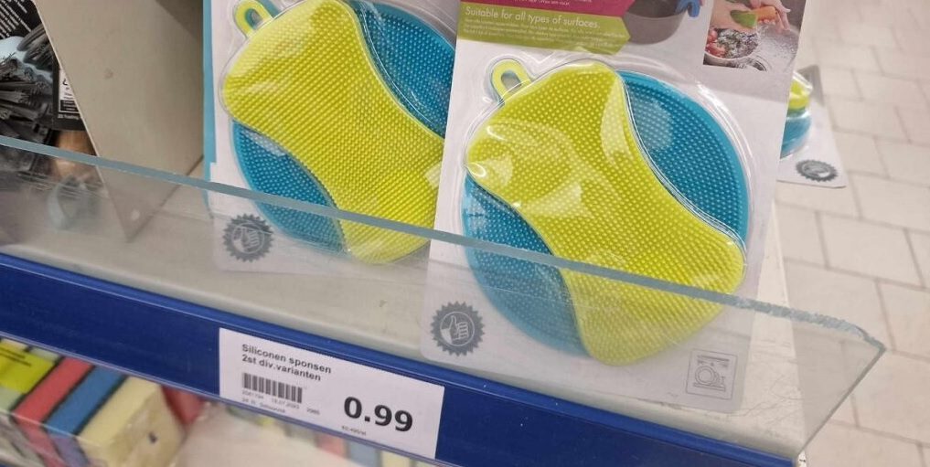 Siliconen sponsjes van Action zijn een regelrechte hit | MAN MAN