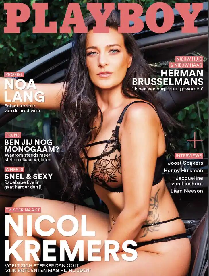 De cover van de Playboy met Nicol Kremers