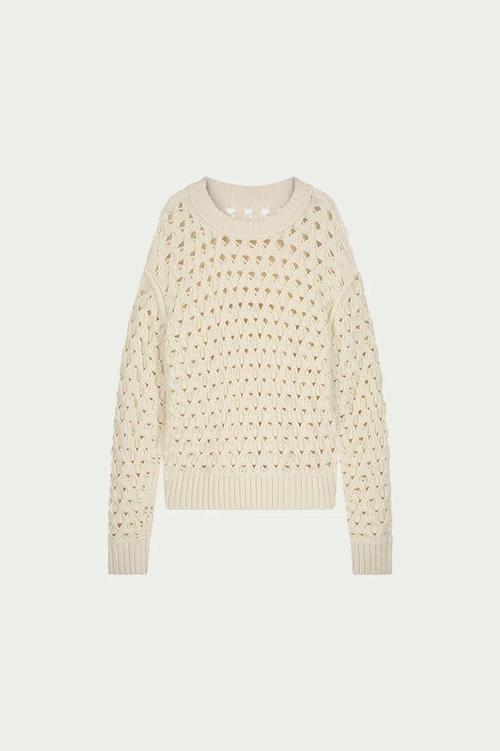 trui crewneck gebroken wit