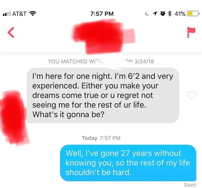 tinder gesprek