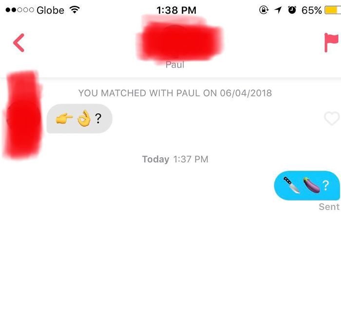 tinder gesprek