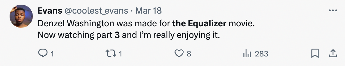 tweet the equalizer