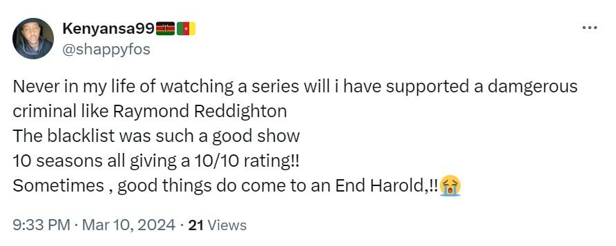 review the blacklist