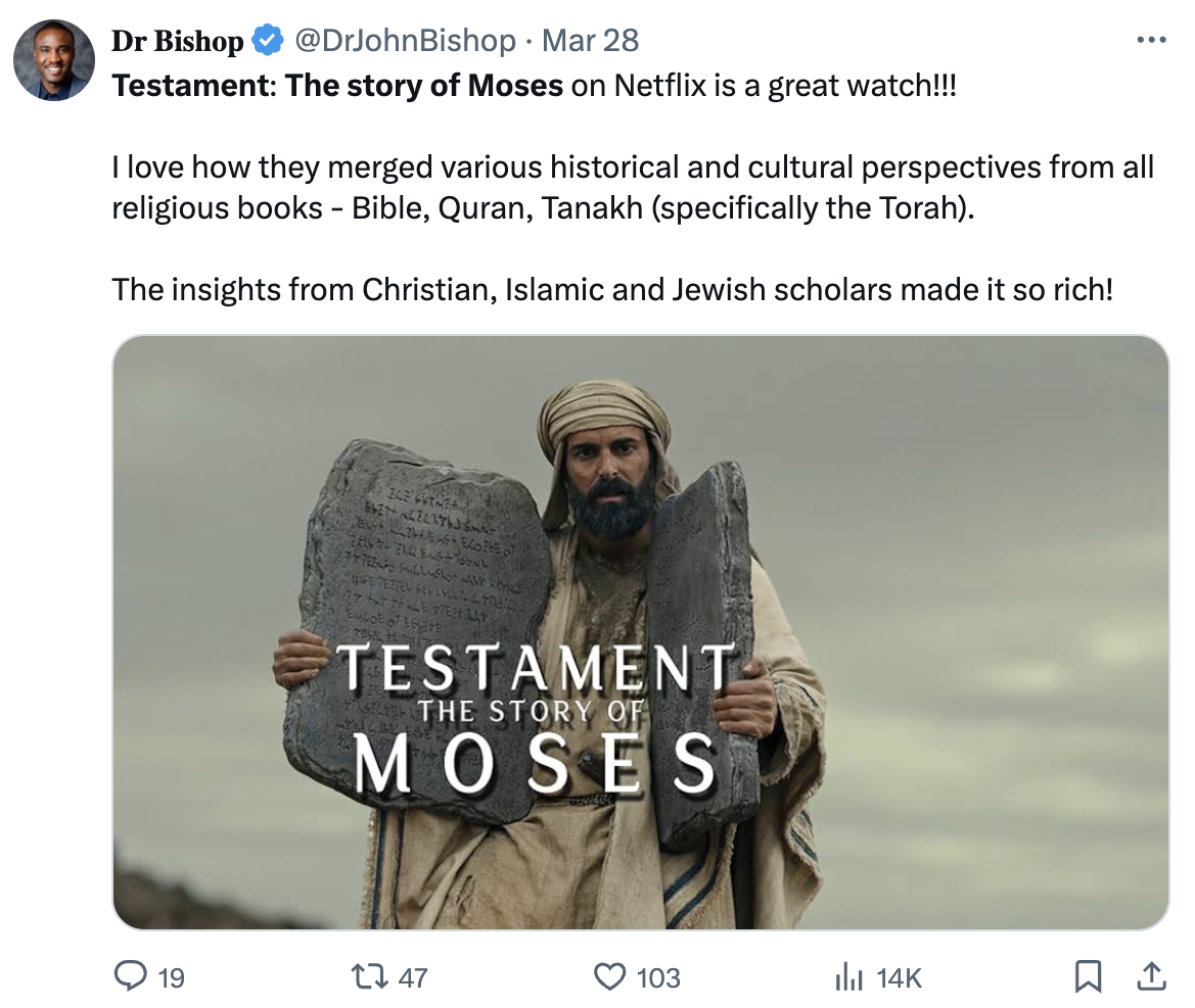 Testament: The Story of Moses