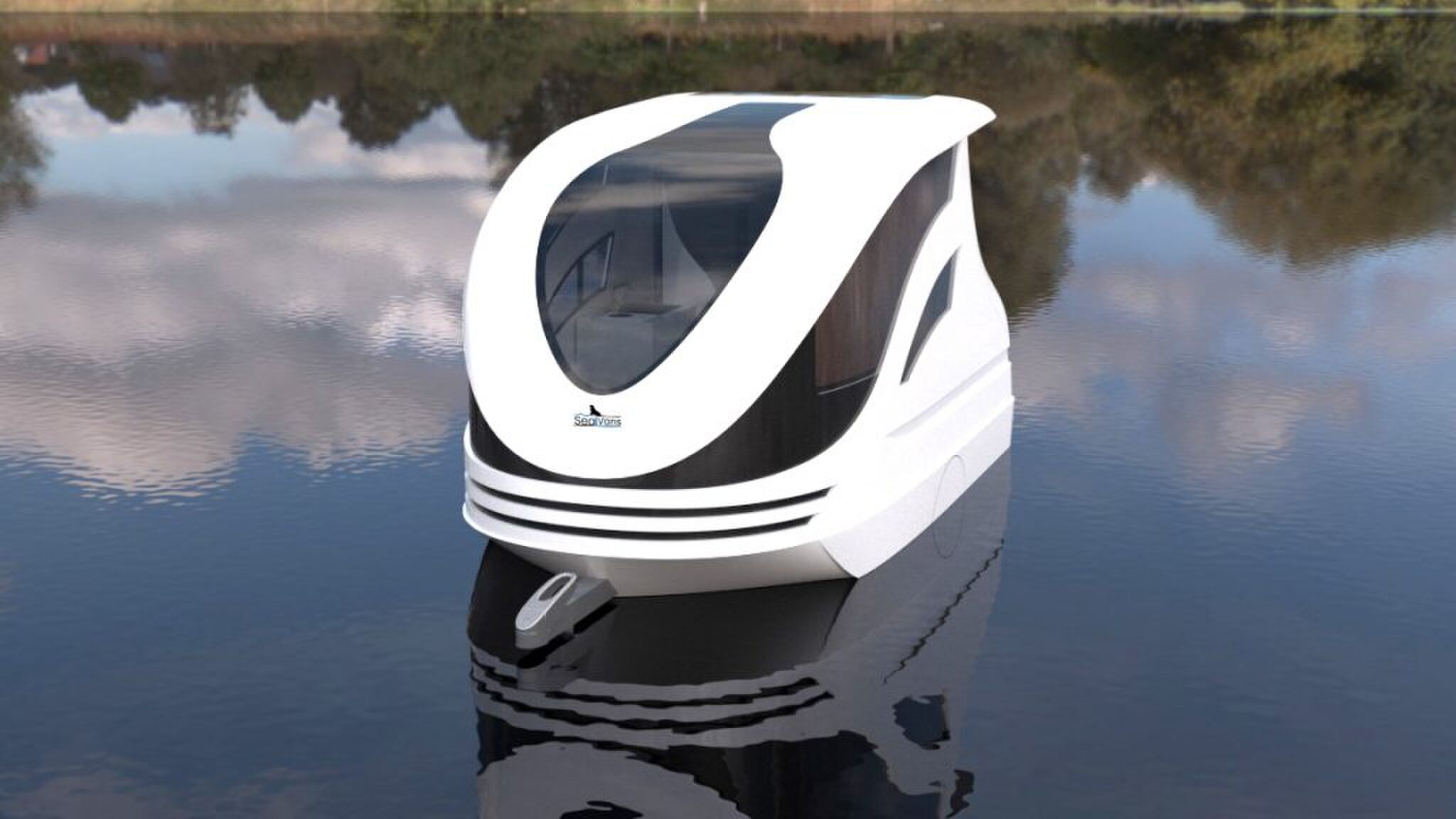 Een van de caravans van SealVans 