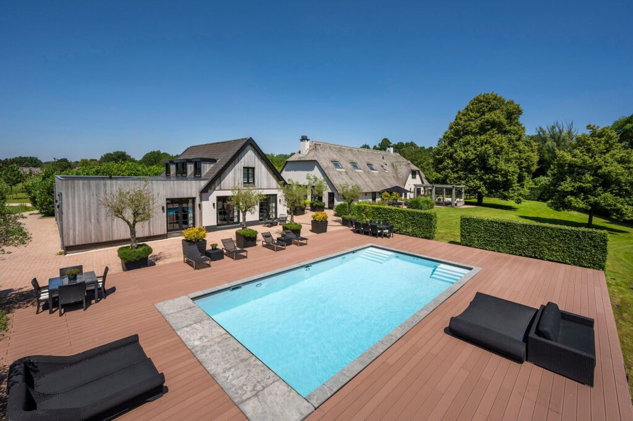 moderne woonboerderij.