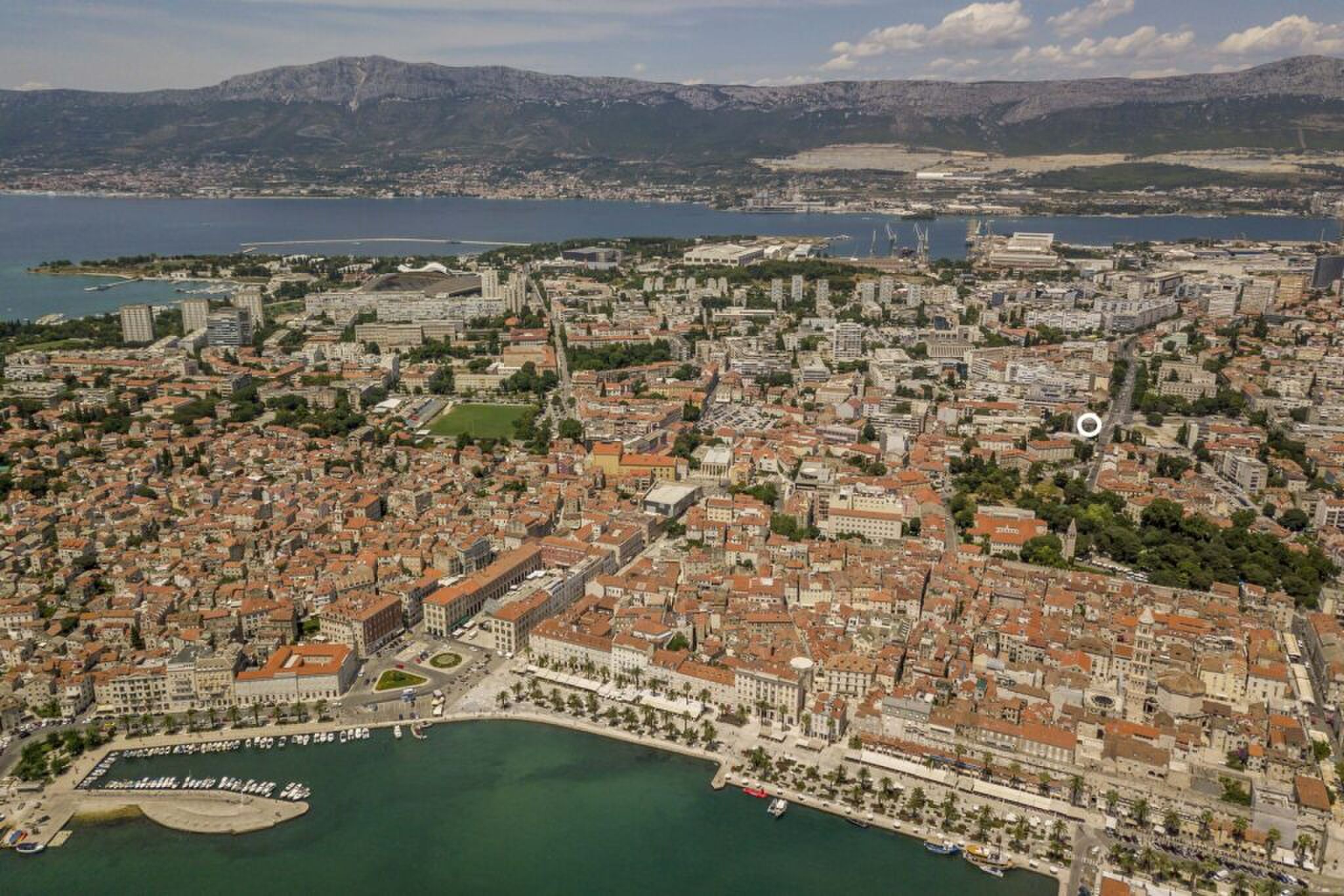 uitzicht over een dorp in Kroati&euml;