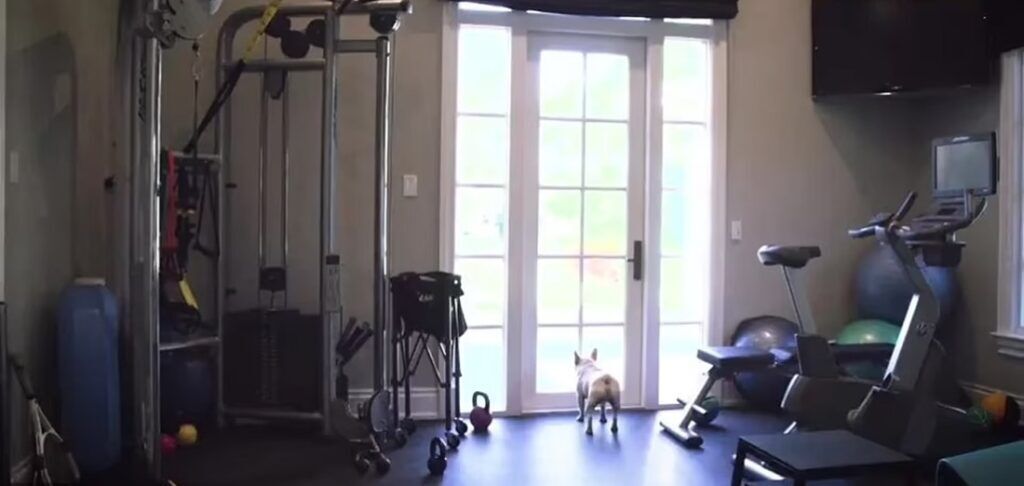 De fitnessruimte in het herenhuis van rory mcilroy.